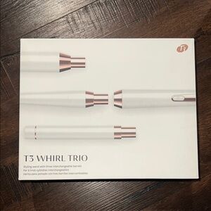 NIB T3 Whirl Trio Styling Wand - Rose gold & White